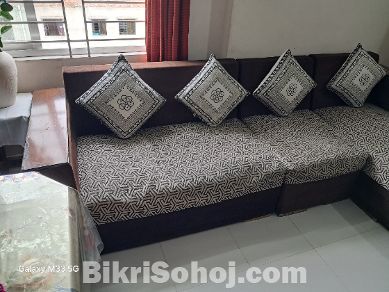 L shaped sofa